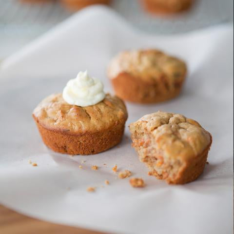 Carrot Cupcakes con tagatosa