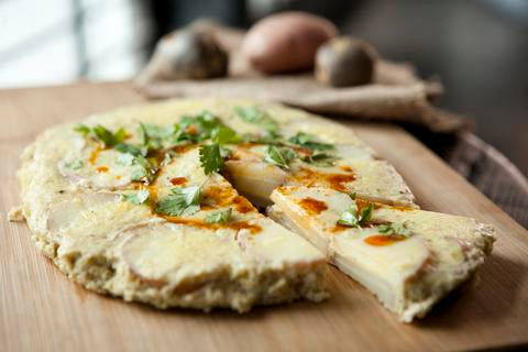 Steamed Potato Omelette