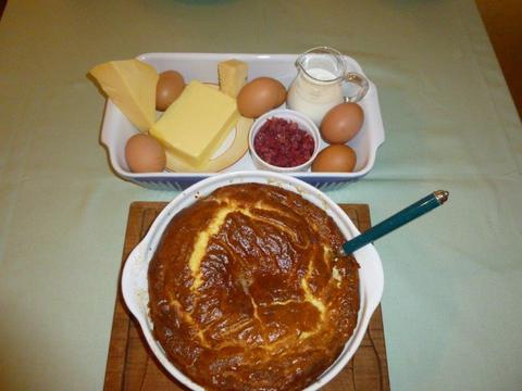 Französisches Käsesoufflé