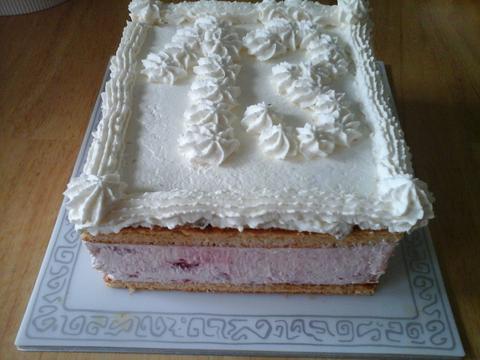 Strawberry Quark Terrine