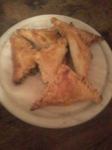 Griechische Blätterteigtaschen