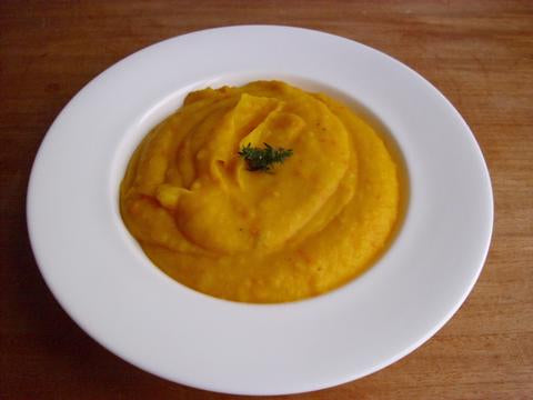 Kürbis-Kartoffel Püree