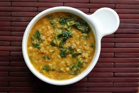Spiced Dahl with Spinach