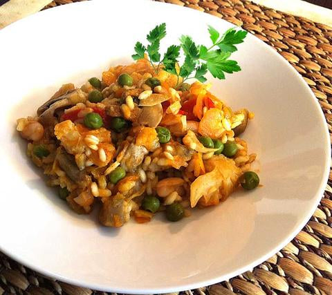 Paella vegetariana