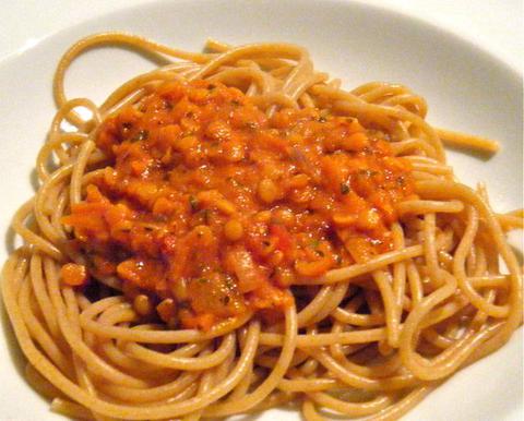 Bolognese sauce vegetarian