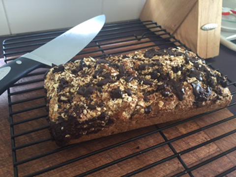 Oat Banana Bread (Sugar free, egg free)