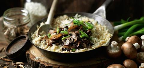 Mushroom risotto