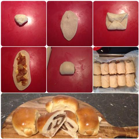 Asian Chocolate filled Milk Bread - with Tangzhong method