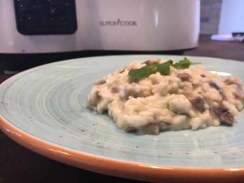 mushroom risotto