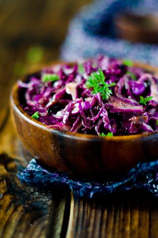 German-style purple cabbage