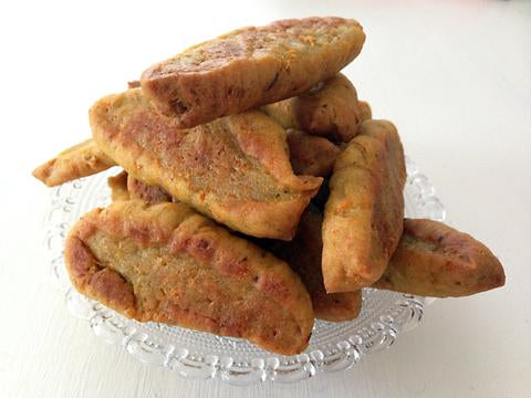 Sugarfree Banana-Carot -Spelt- Cakes