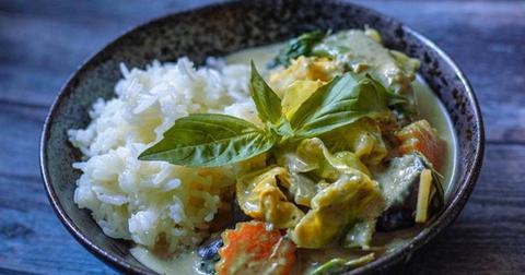 Green Vegetarian Curry