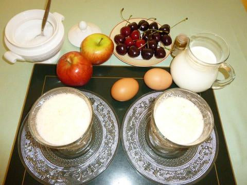 Apfel-Buttermilch