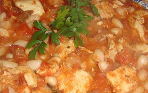 Chicken feijoada