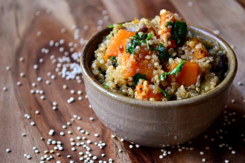 Quinoa com legumes