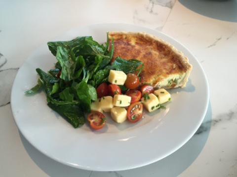 ASPARAGUS AND BACON QUICHE