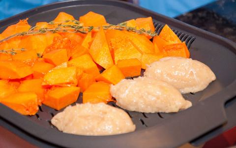 Куриное суфле с тыквой
