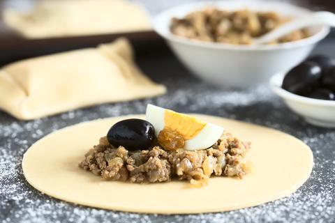 Pino con carne picada