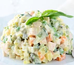Salada Russa com atum