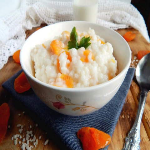 Rice milk porridge