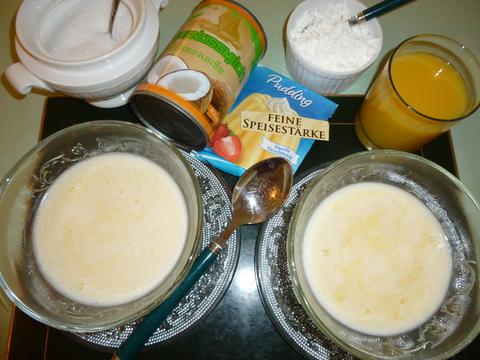 Vanilla and Coconut Orange Cream