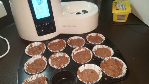 Schnelle Schwarzwälder Muffins