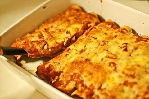 Healthy Chicken Enchiladas
