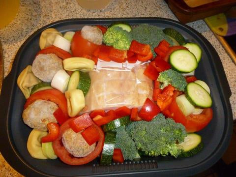 Potatoes Vegetables and Meats