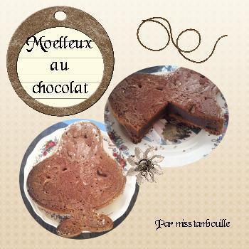GATEAU MOELLEUX CHOCOLAT-PRALINOISE de Marie