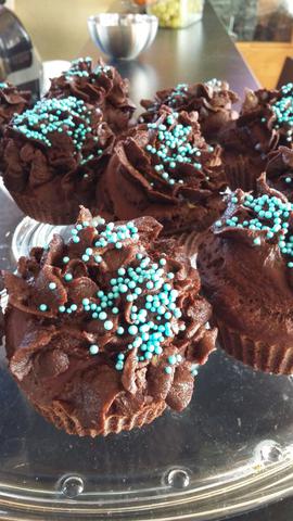 vegan chocolate muffins