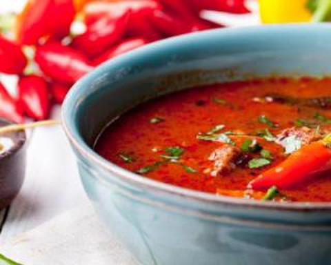 Michèle's chilli tomato soup