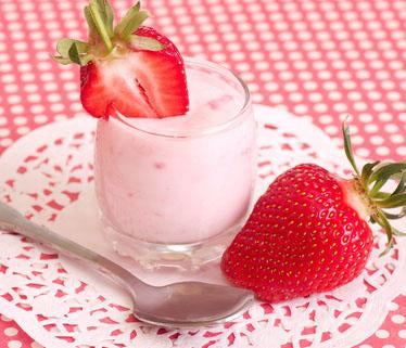 Crema de fresas de San Valentín