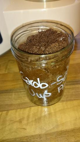 Carob chocolate nut spread