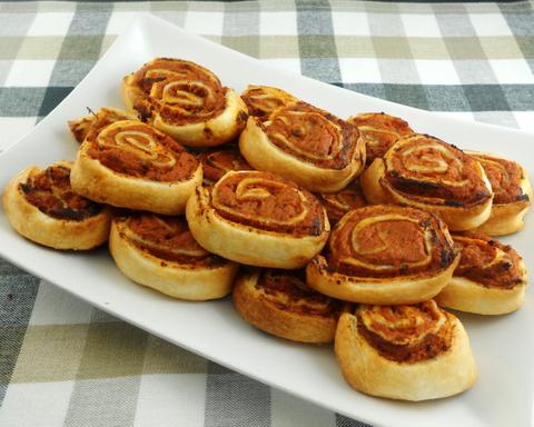 Tuna and Tomato Pinwheel