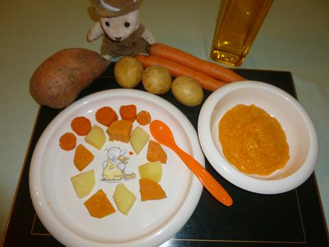 Parsnip-Carrot and Potato Mash (from 5th month)