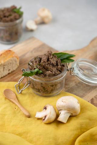 DRIED MUSHROOM, BASIL AND CREAM CHEESE PASTE