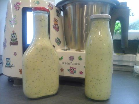 Yogurt Salad Dressing for Storage
