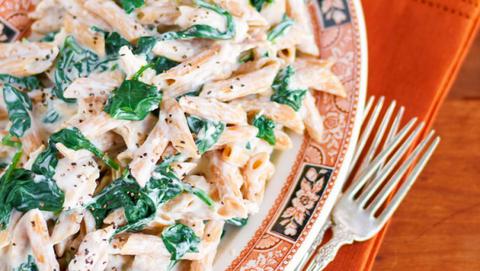 Chicken Alfredo low in calories