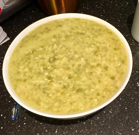 green pea stew