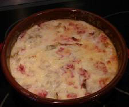 Endive gratin with ham
