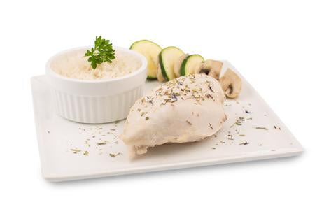 Turkey Breast Fillet with Seasonal Vegetables and Rice