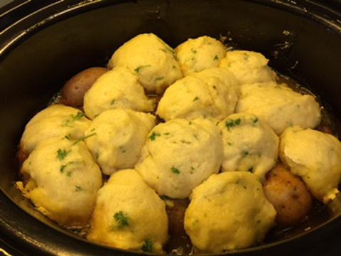 Slowcooker Parsley Dumplings