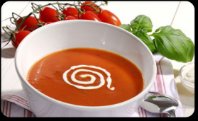 VELOUTE DE TOMATE A L'ITALIENNE de Corinne