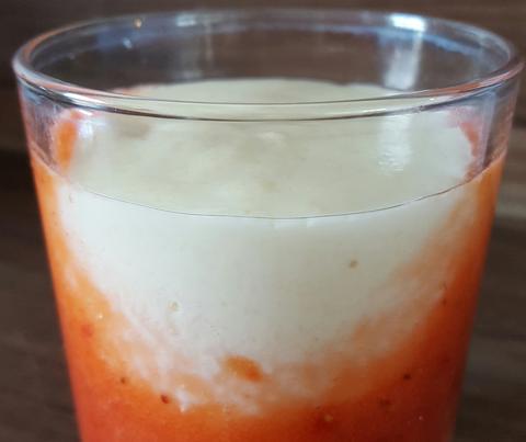 Strawberry semolina