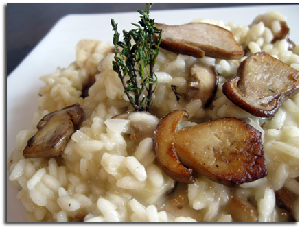Risotto aux cèpes
