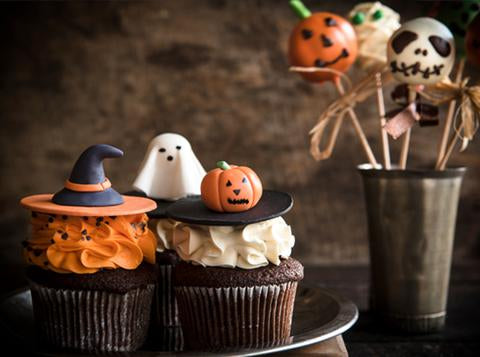 Cupcake al cioccolato di Halloween