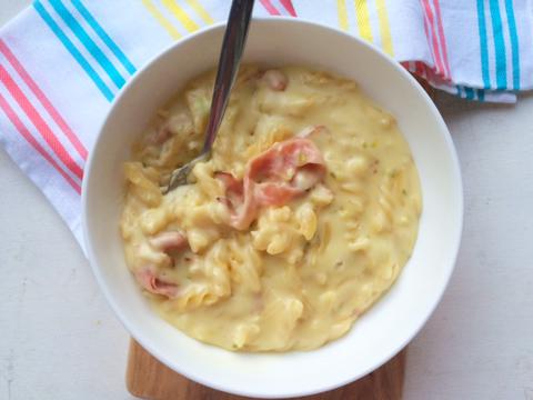 Creamy Cheese and Ham Pasta