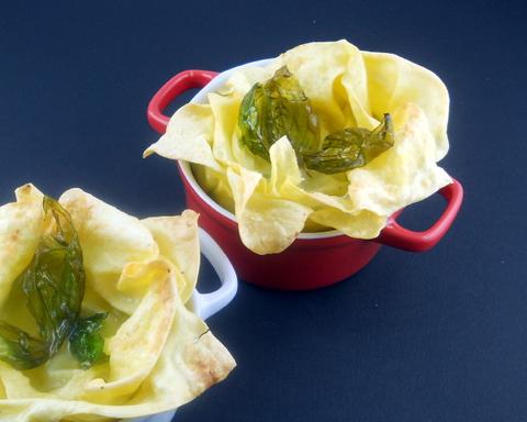 Ricotta and Pesto Lasagna Baskets