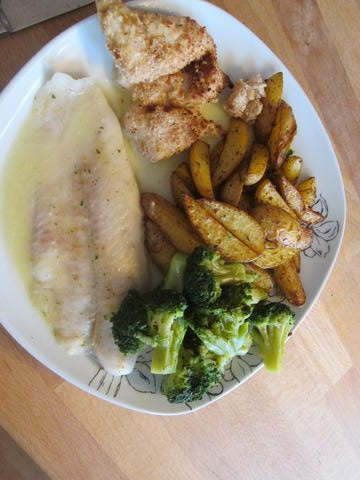 Pangasiusfilet mit Brokkoli und Kartoffeln