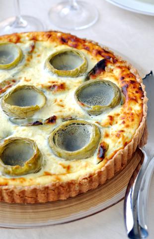 ARTICHOKE AND RICOTTA QUICHE